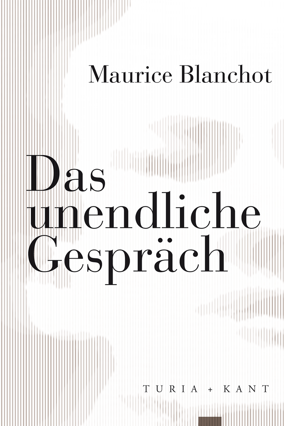 Neuerscheinung: Blanchot - Das unendliche Gespräch